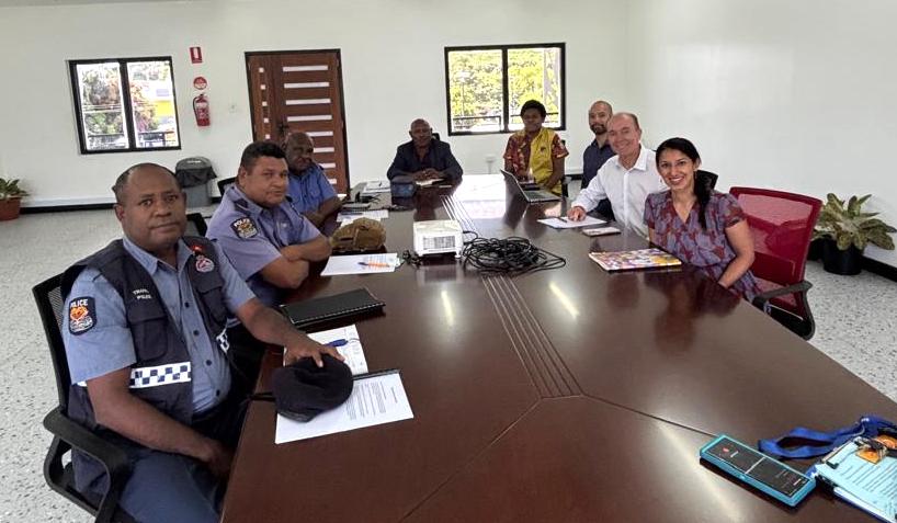Working meeting with the Road Traffic Authority and the Royal PNG Constabulary